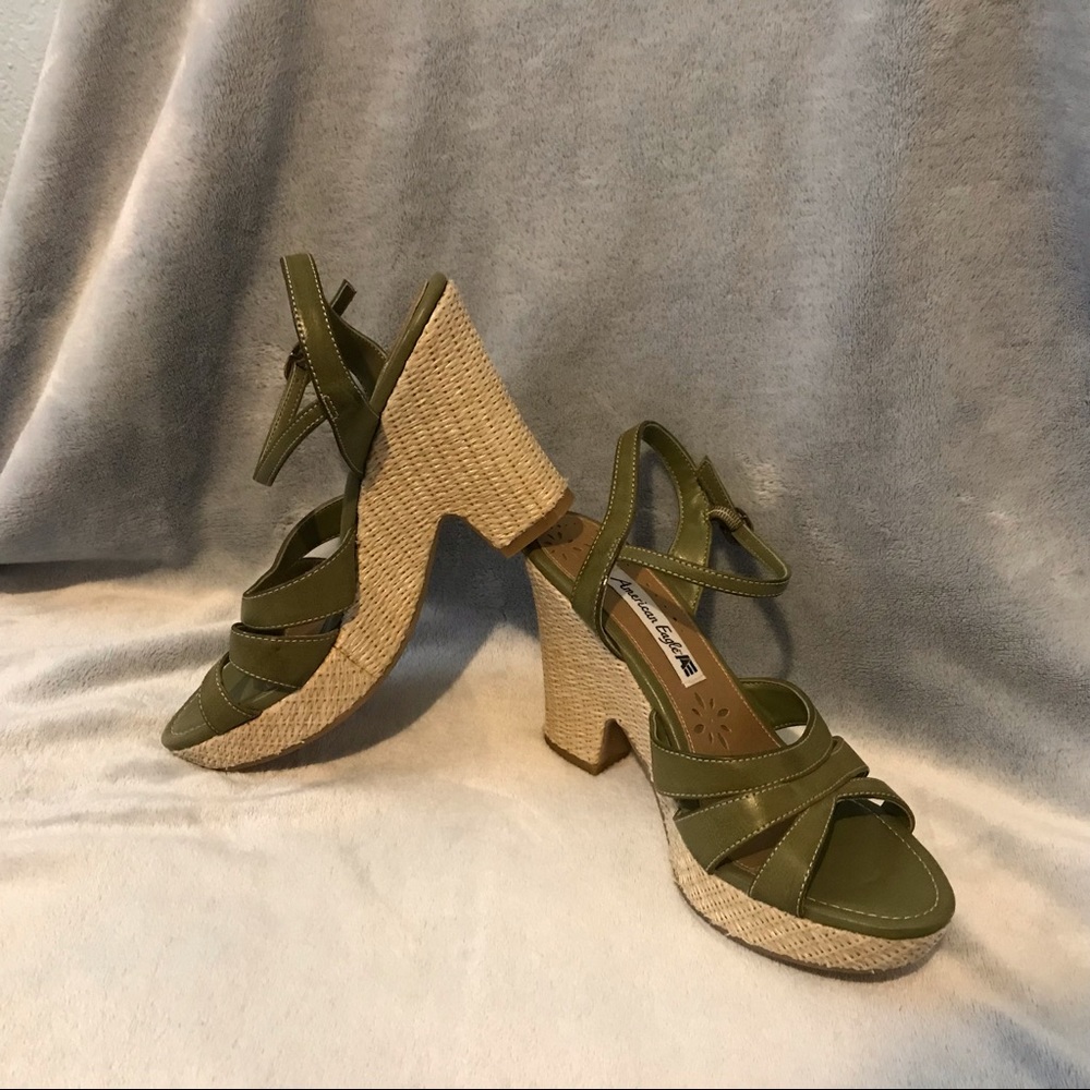 American Eagle Strappy Heeled Sandals